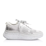 Women's All-Season Sneakers, Silver Low-Top