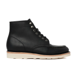 Men's Retro Solid Color Simple Boots, Black Matte