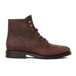 Men's Strong Elastic Leather Retro Lace-up Martin Boots, Arizona Adobe