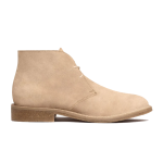 Men's Retro Suede Round Toe Solid Color Boots, Dune