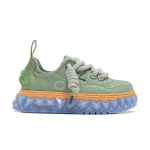 Women's trendy shoes, thick-soled casual shoes,Green