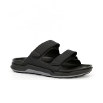 Men's flat shoes thick-soled sandals Velcro buckle slippers