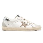 Star silver tail low-top lace-up women's casual shoes