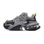 Grey dad shoes, summer couple height increasing shoes for men and women, breathable mesh sports shoes